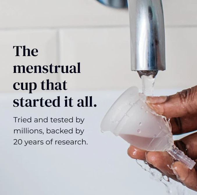 Herbruikbare menstruatiecup MoonCup Maat A, > 30 jaar - Afbeelding 5