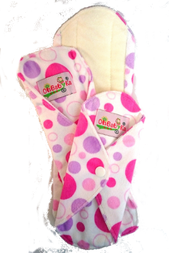 OhBabyKa wasbare inlegkruisjes en maandverband van bamboe (Cirkels)