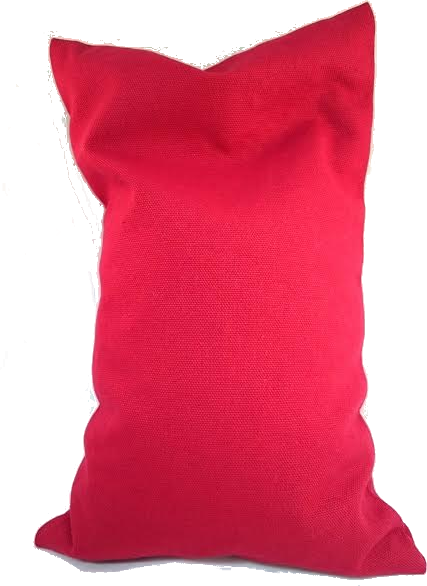 Image of Ecologisch Kersenpitkussen 30 x 20 cm, voor soepele spieren en ontspanning, met wasbaar hoesje (Kleur: Rood)