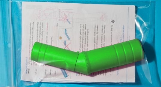Image of WoPeeH-pocket, nieuwe moderne plastuit voor vrouwen (Kleur: Summer Green (groen))