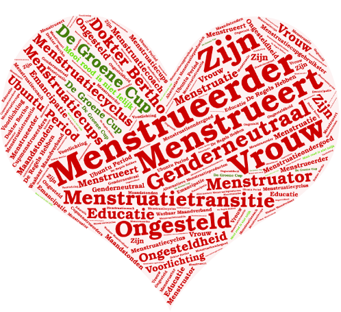Wordcloud Menstrueerder