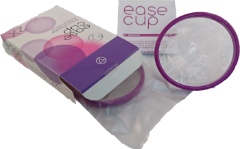 De Easecup met verpakking en handleiding