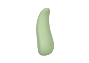 Afbeelding van winyi Zoe een tongvormige clitoris vibrator in de kleur matcha