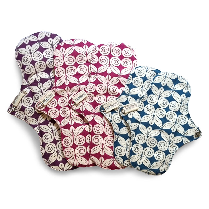 Eco Femme Light Flow Kit - GOTS - wasbaar maandverband set - Afbeelding 4